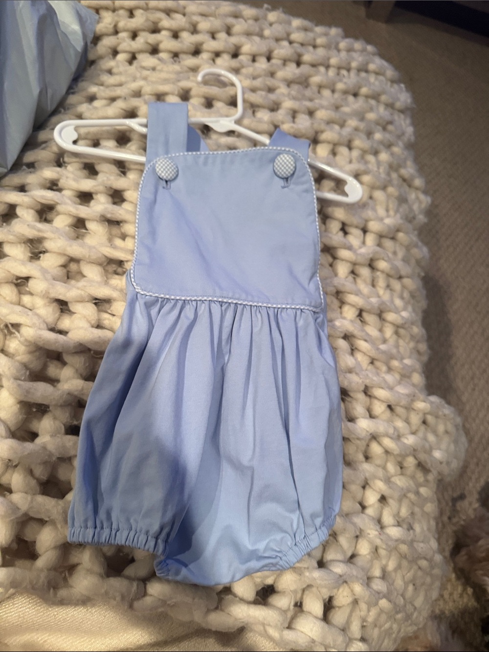 Blue Baby One-Piece Romper
